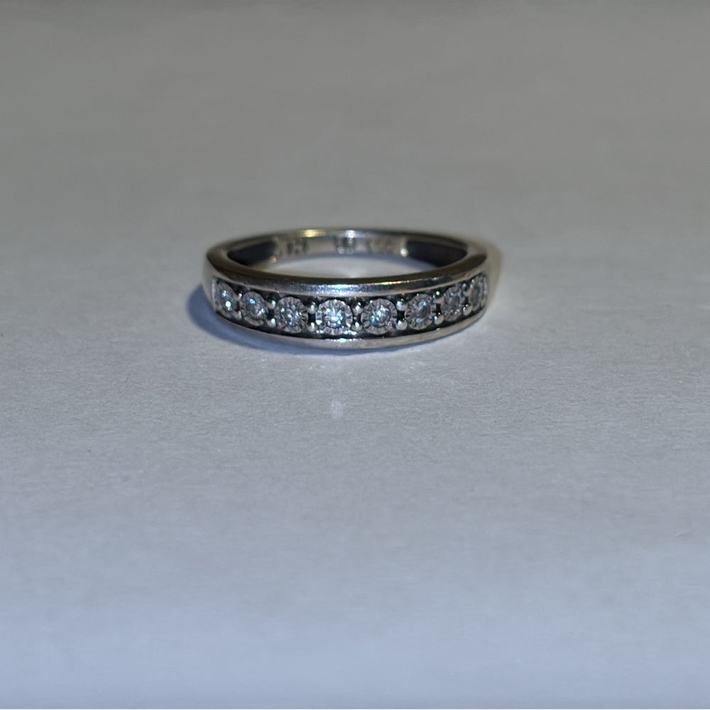 Diamond Sterling Silver Ring